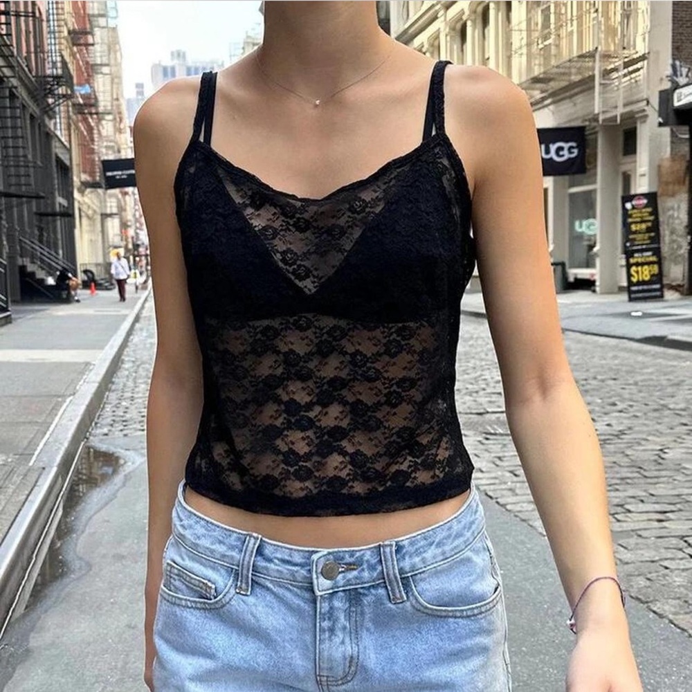Brandy melville lace tank